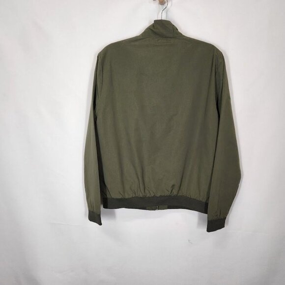 NWT Jack & Jones High Neck Bomber Jacket in Green Size Medium - Picture 3 of 6